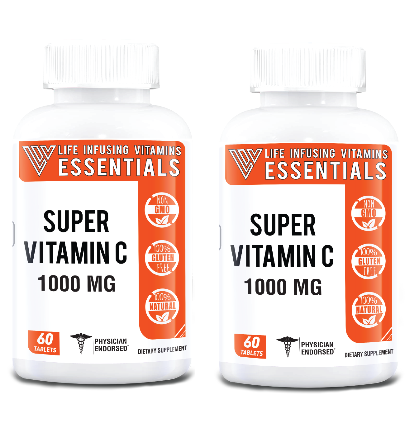 Super Vitamin C 1000 mg No Gluten No GMO Sodium Free - thehatdistrict