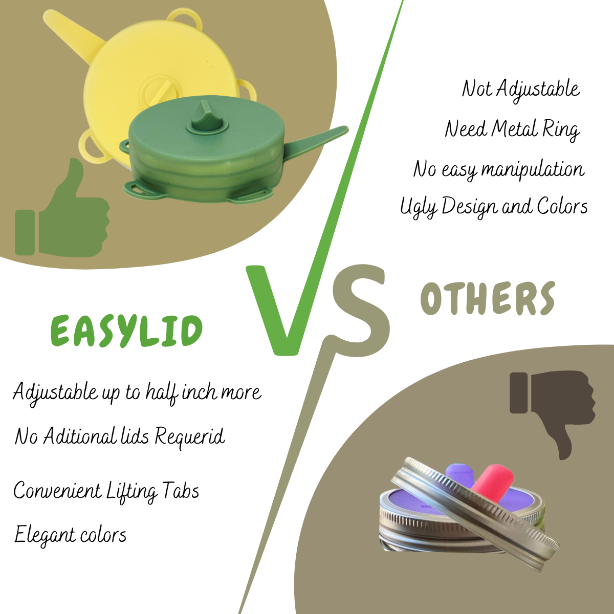 4 Fermentation Airlock Lids, Wide or Regular Mouth Mason Jars Pickle Sauerkraut