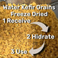 Water Kefir Grains Pure Excellence: Dehydrated Freeze-Dried Kefir Water Grains for Instant Activation and Extended Shelf Life | Elevate Your Gut Health Naturally